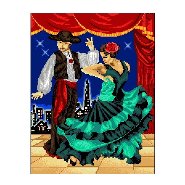 9051 Kanwa do haftu - Flamenco.jpg