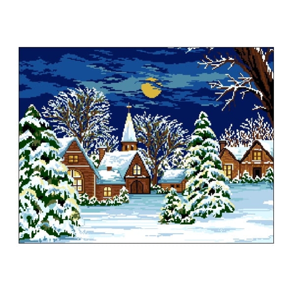 Wzór liczony 9010 Zimowa noc