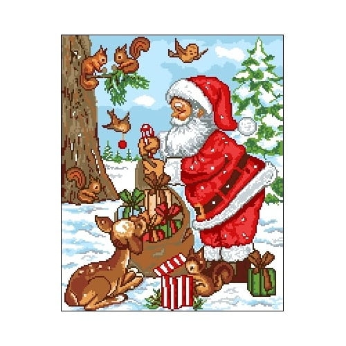 Wzór liczony 190 Mikołaj w lesie