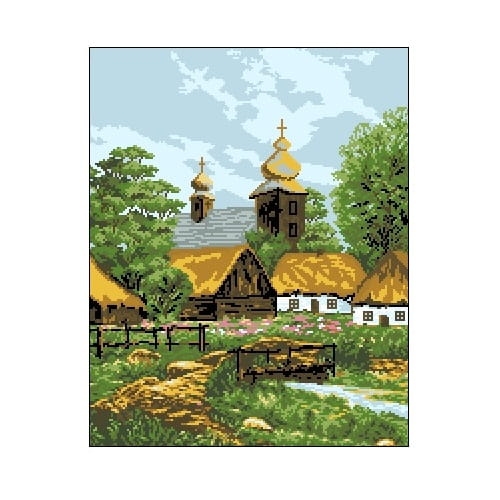 Kanwa 6046 Mostek w wiosce