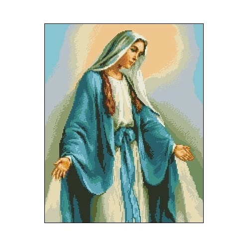 6065 Kanwa do haftu - Matka Boska cudownego medalika.jpg