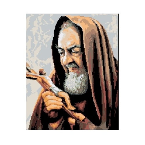 6073 Kanwa do haftu - Ojciec Pio.jpg