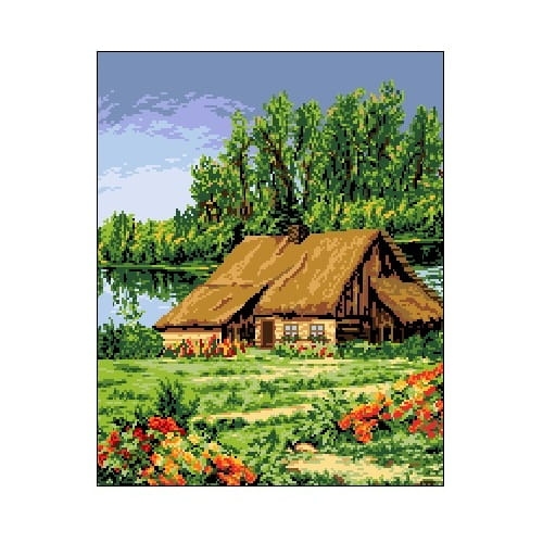 Wzór liczony 6080 Domek nad wodą