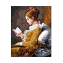 Kanwa 6087 Dziewczyna czytająca książkę - Jean Honore Fragonard