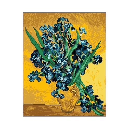 6090 Kanwa do haftu - VanGogh -  Irysy.jpg
