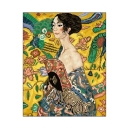 Wzór liczony 6093 Dama z wachlarzem - Gustav Klimt 