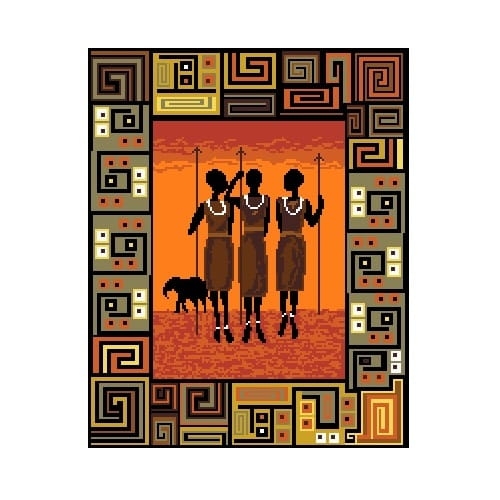 6099 Kanwa do haftu - afrykanie.jpg