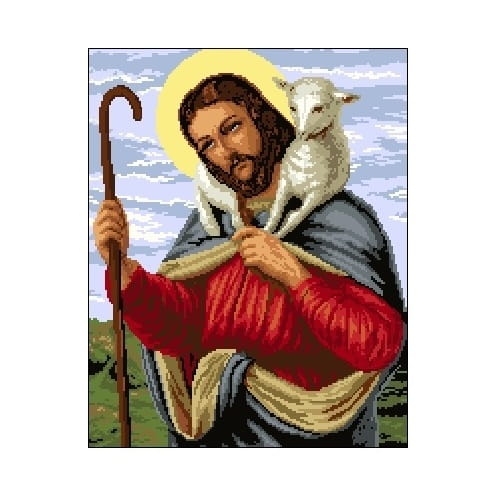 6101 Kanwa do haftu - Jezus pasterzem.jpg