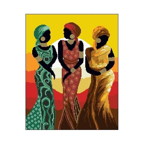 6103 Kanwa do haftu -  afrykanki.jpg