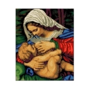 Wzór liczony 6114 Madonna z zieloną poduszką - Andrea  Solario