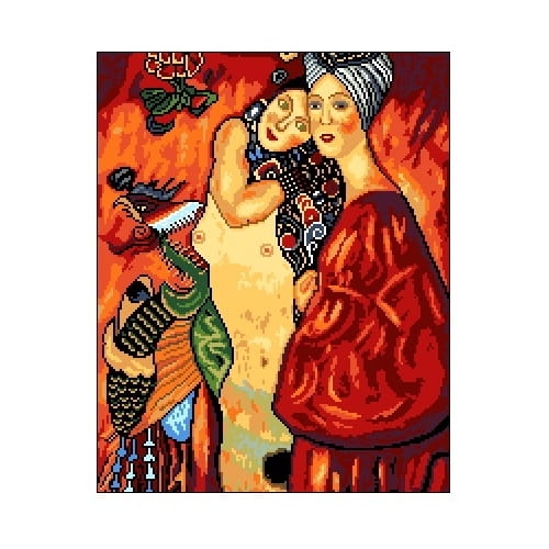 Kanwa 6115 Przyjaciółki (frag.) - Gustav Klimt 