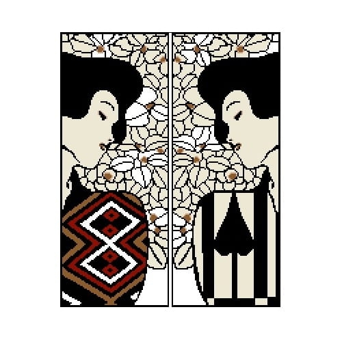 6117 Kanwa do haftu - Klimt - Dwie postacie.jpg