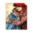 Kanwa 6121 Macierzyństwo - Portret żony artysty z synem - Stanisław Wyspiański 