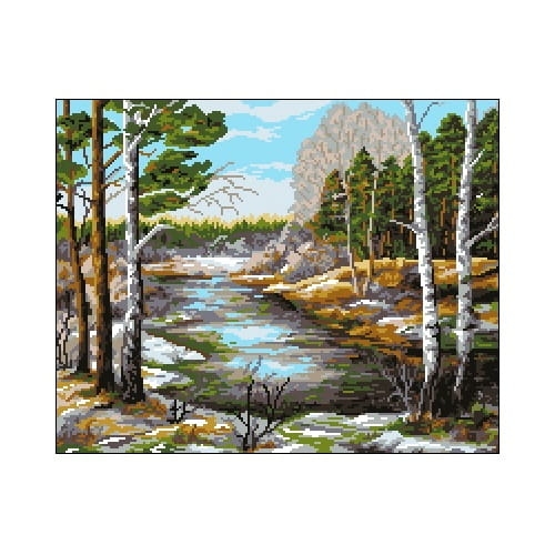 6019 Kanwa do haftu - Przedwiośnie.jpg