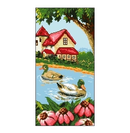 Kanwa 6507 Kaczki na jeziorze