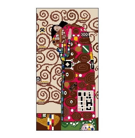 6594 Kanwa do haftu - Klimt Pocałunek.jpg