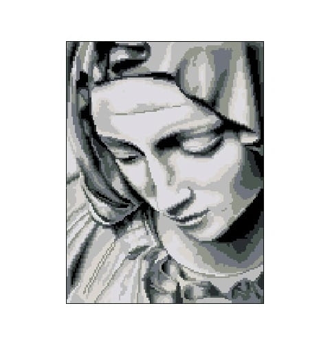 Kanwa 3076 Pieta Watykańska  (frag.) - Michał Anioł