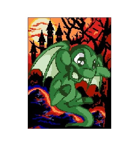 3067 Kanwa do haftu - smok.jpg