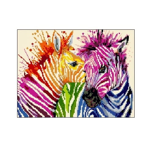 Wzór liczony 3037 Szalone zebry