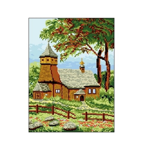 Wzór liczony 3063 Drewniany koścółek