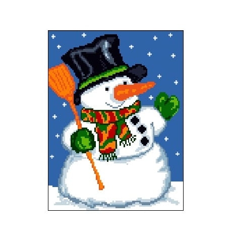 163 Kanwa do haftu - bałwanek.jpg