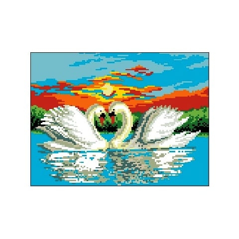 1007 Kanwa do haftu - Łabędzie.jpg