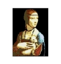 Wzór liczony 1027  Dama z łasiczką - Leonardo da Vinci