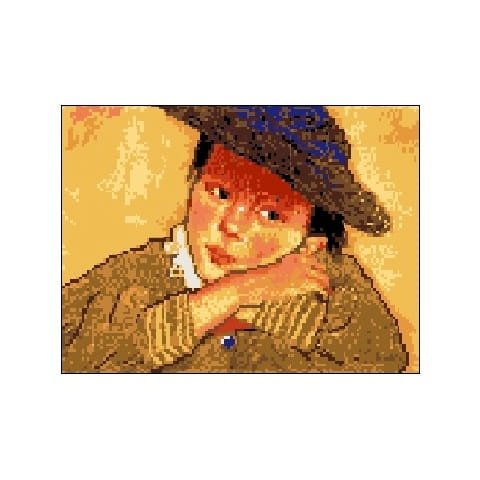 Kanwa 1050 Dziewczynka w kapeluszu - Stanisław Wyspiański