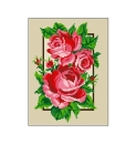 Wzór liczony 1067 Róże na ramce