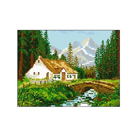 Wzór liczony 1072 Domek w górach
