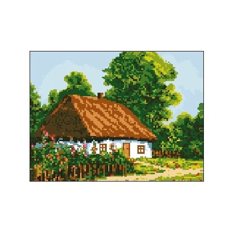 1073 Kanwa do haftu - Na wsi.jpg