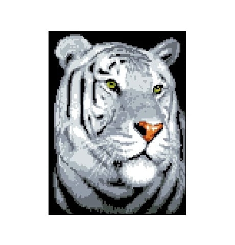 1077 Kanwa do haftu - Biały tygrys.jpg