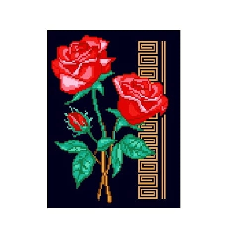 Wzór liczony 1088 Czerwone róże