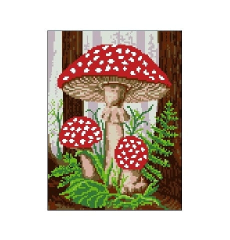 Wzór liczony 1111 Muchomorki