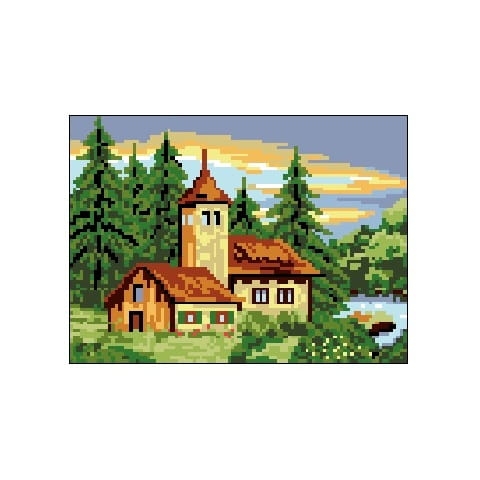 Wzór liczony 768 Kościółek pod lasem