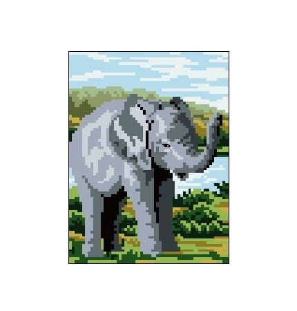 426 Kanwa do haftu - Słoń.jpg