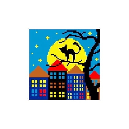 Kanwa 517 Kotek na drzewie