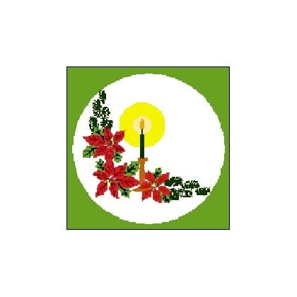 102 Kanwa do haftu - stroik, świeczka, Boże Narodzenie.jpg