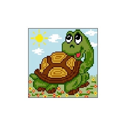 380 Kanwa do haftu - żółw.jpg