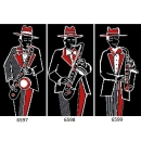 Kanwy do haftu 6597-6599 Saksofoniści