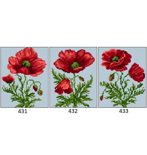 Kanwy do haftu 431-433 Maki
