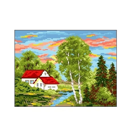 Wzór liczony 1086 Nad leśnym potokiem