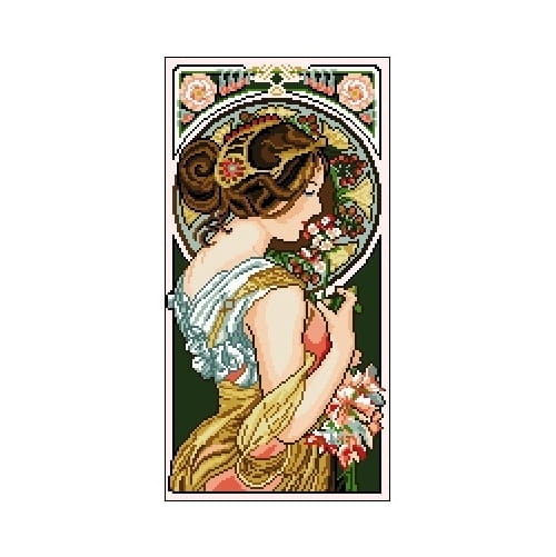 Kanwa 6590 Pierwiosnek - Alfons Mucha