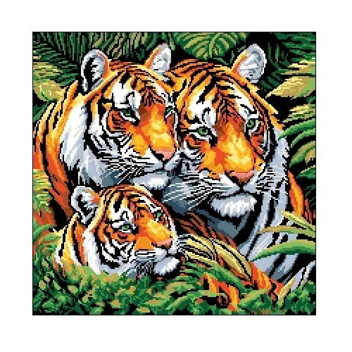 Wzór w PDF 6912 Tygrysy