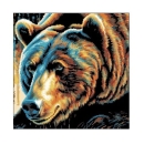 Wzór liczony 6933 Fantazyjny Niedźwiedź