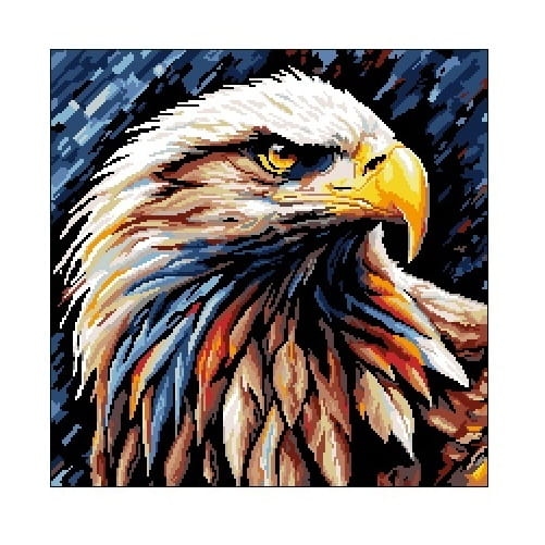 Wzór w PDF 6936 Fantazyjny Orzeł