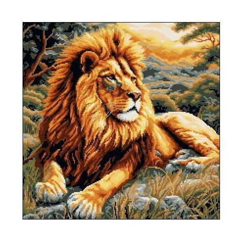 6913 Kanwa do haftu - Lew 1.jpg