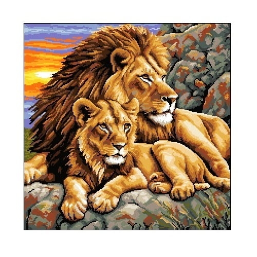 Wzór w PDF 6914 Lwy