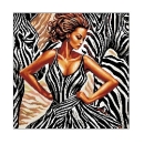 Wzór w PDF 6941 Tańcząca z zebrami