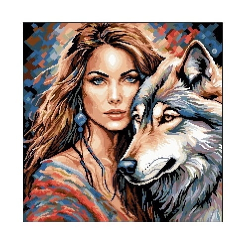 Kanwa 6926 Kobieta i wilk